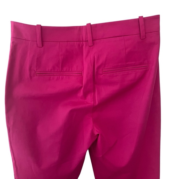 PINKO Fuschia Pink Pants Trousers Crop Capri Ankle Slits US 6 $458 Excellent - Picture 5 of 9